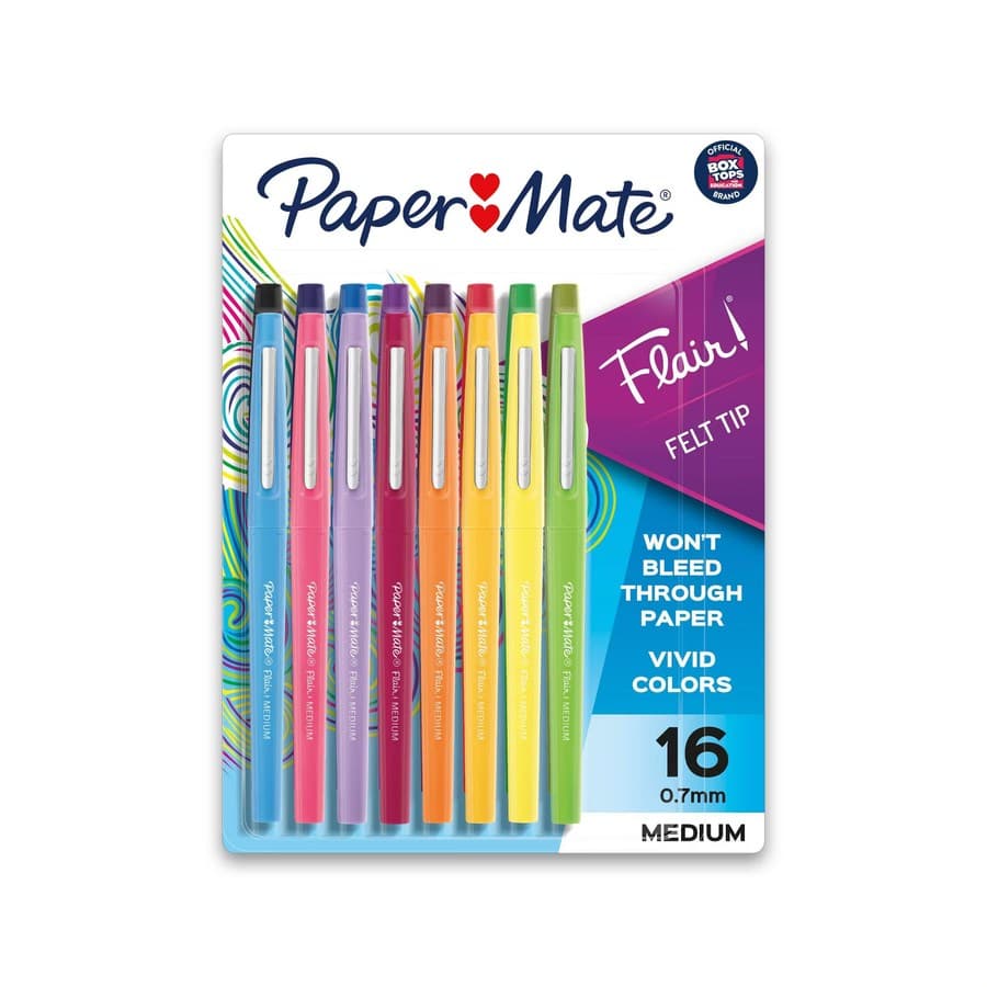 Paper Mate Flair Felt Tip Pens 0.7mm Medium Tip Multicolor Target sale