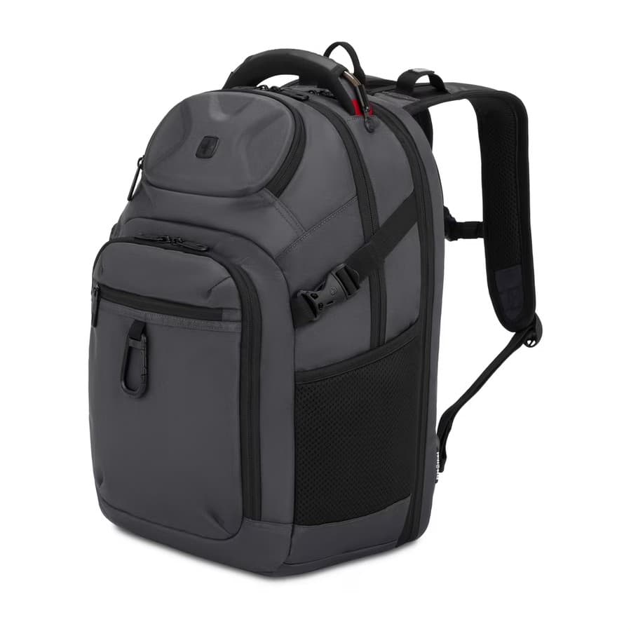 SWISSGEAR Stride ScanSmart Laptop Backpack, Dark Gray, Feature Packed for School, Travel, Everyday Walmart sale