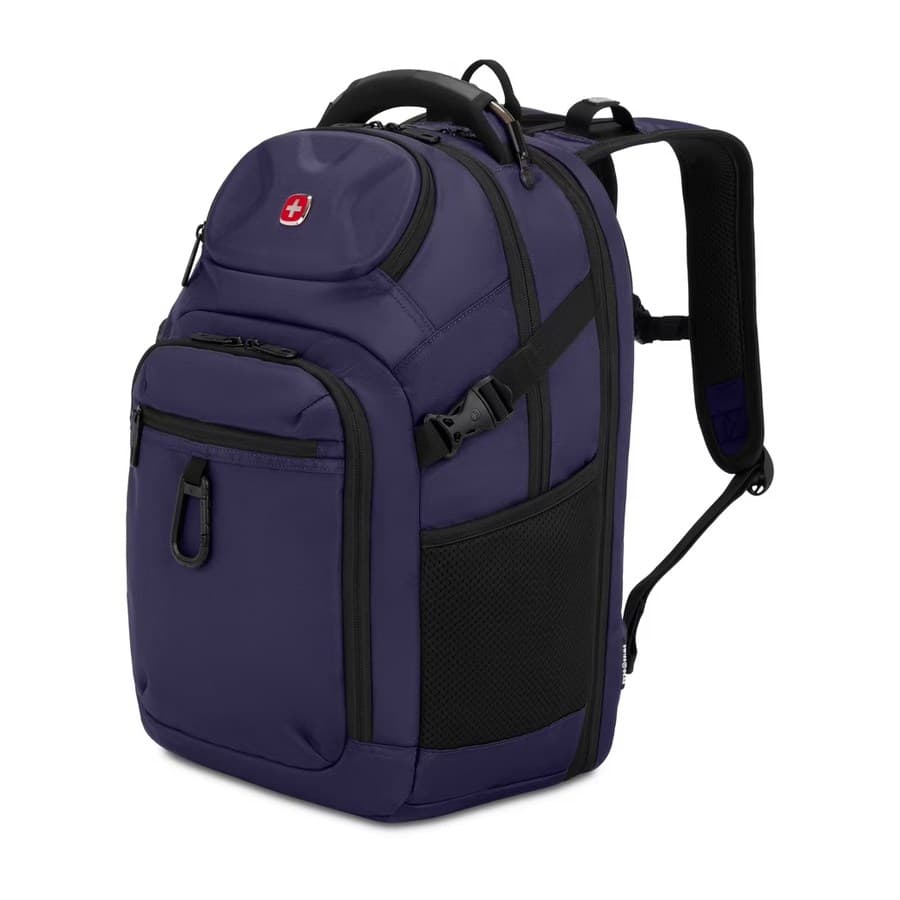 SWISSGEAR Stride ScanSmart Laptop Backpack, Peacoat Blue, Feature Packed for School, Travel, Everyday Walmart sale