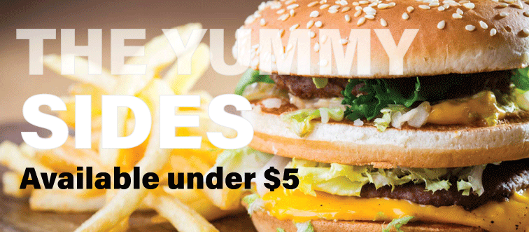 Carls Jr The Yummy Sides under $5