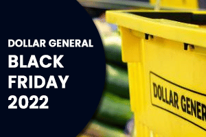 Dollar General Black Friday Sale